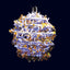 Boule pailletée, boule lumineuse à suspendre (Lumifête)