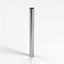 Mât aluminium lisse Ø76 mm — finition naturelle brossée