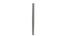 Potelet inox Andria Ø 76,1 mm — à sceller, inox brossé