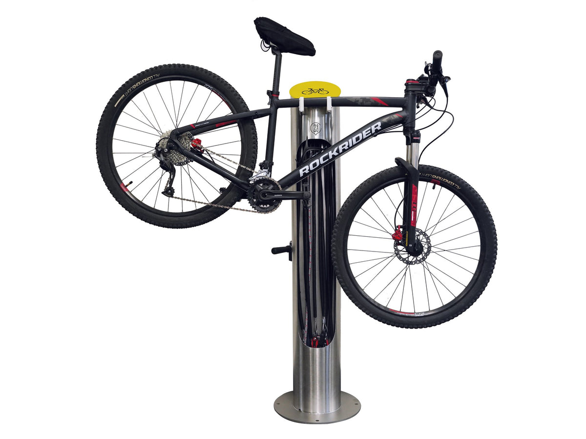 Cyclo Station, vélo maintenu par la selle