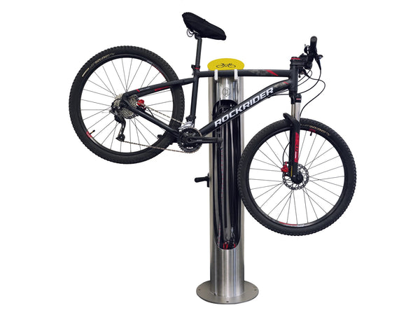 Cyclo Station, vélo maintenu par la selle