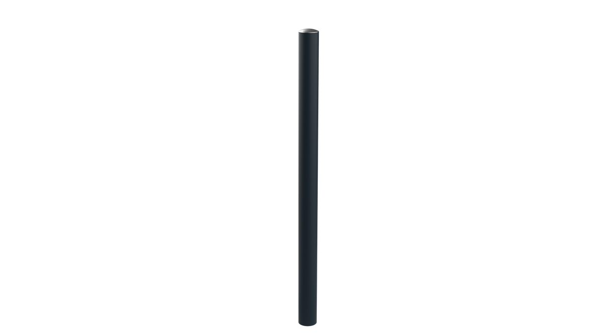 Potelet galvanisé Deauville à sceller, thermolaqué gris anthracite RAL 7016 Image principale du produit