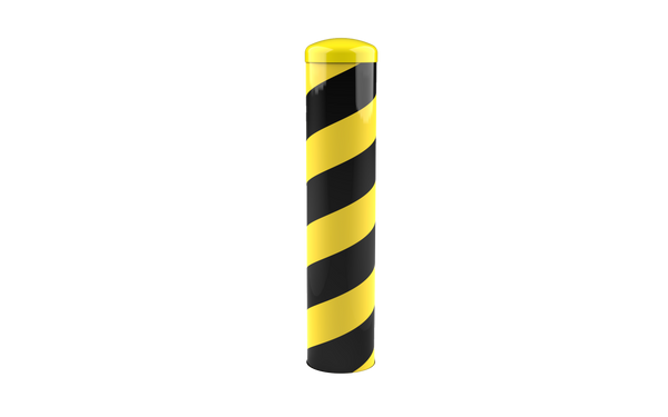 Borne de quai acier Ø 323 mm thermolaquée jaune