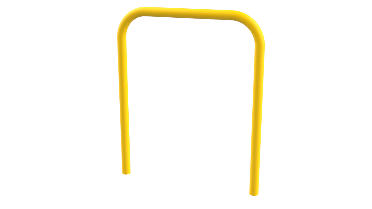 Arceau vélo Andria thermolaqué jaune colza RAL 1021