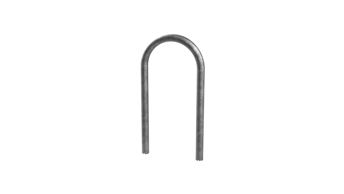 Arceau vélo Lombardie à sceller, acier galvanisé brut