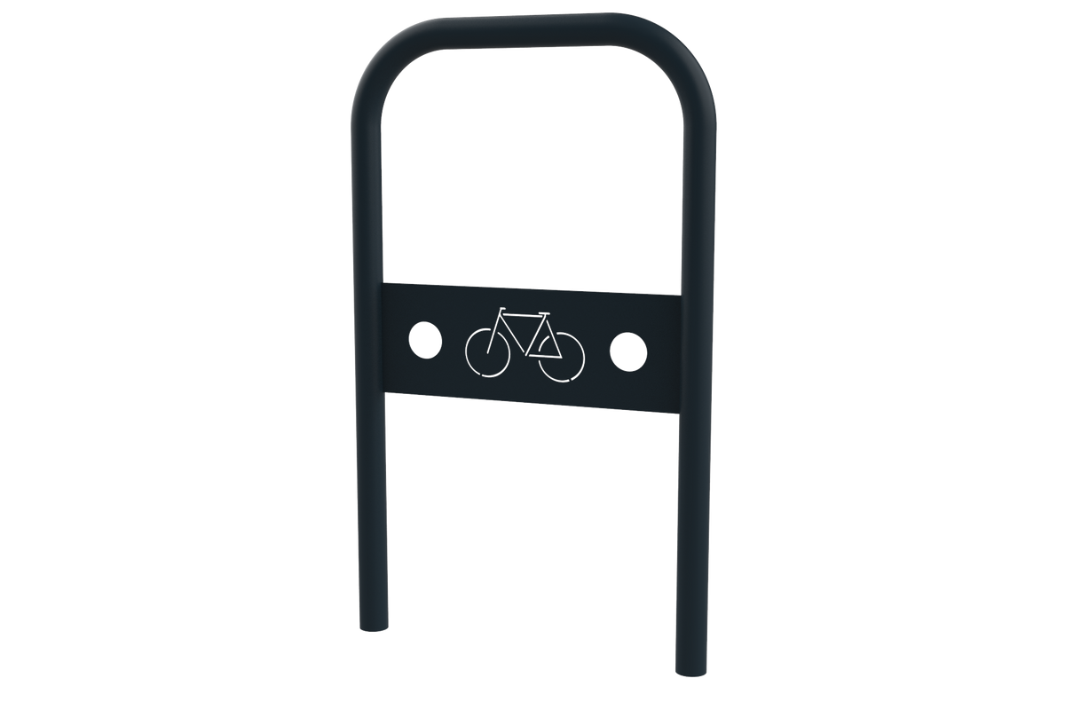 Arceau vélo Murano à sceller, thermolaqué gris anthracite RAL 7016 Image principale du produit