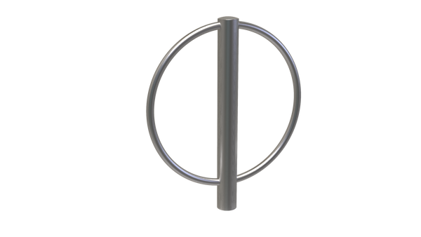 Arceau vélo Noréa à sceller, inox brossé