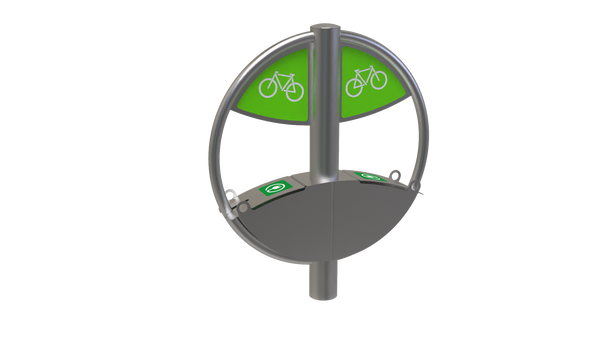 Arceau vélo Noréa VAE à sceller, inox brossé