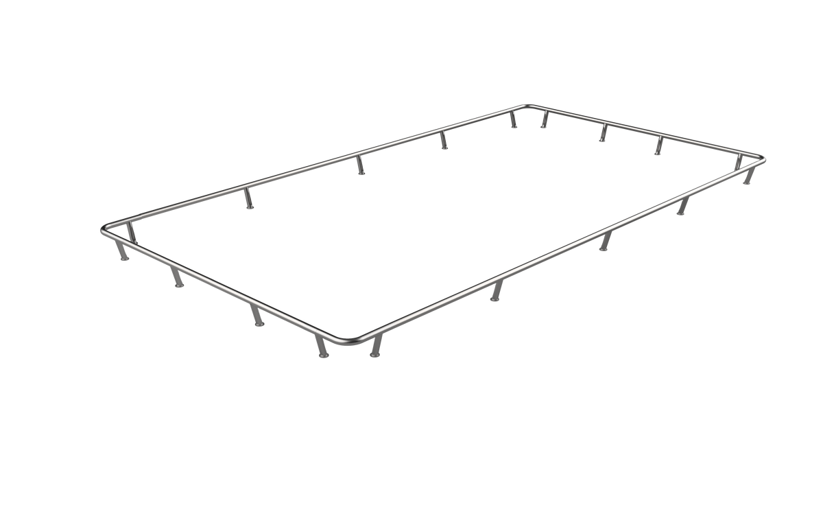 Bumper de protection tube rond — exemple de zone délimitée