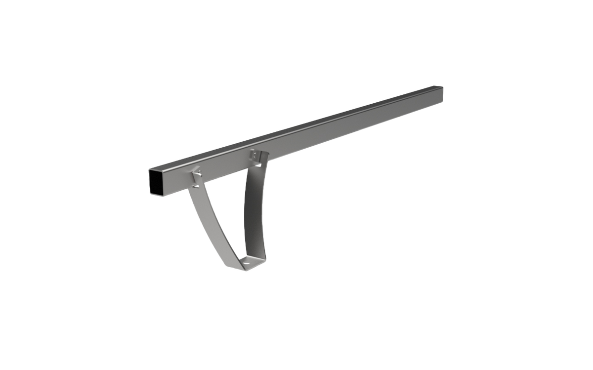 Bumper de protection tube carré — lisse 1 m