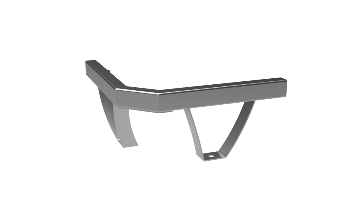 Bumper de protection tube carré — chasse-roue d'angle 90°