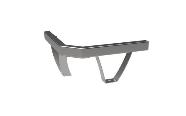 Bumper de protection tube carré — chasse-roue d'angle 90°