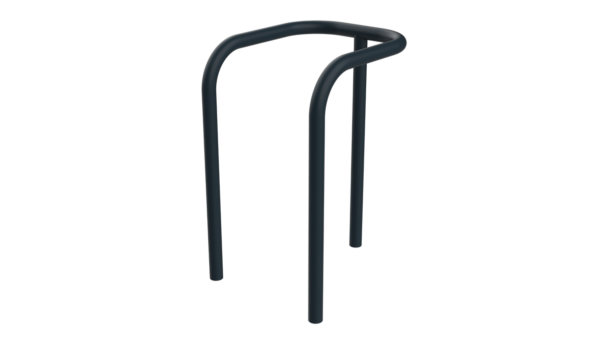 Protection de candélabre Ø 60 mm à sceller, thermolaquée gris anthracite