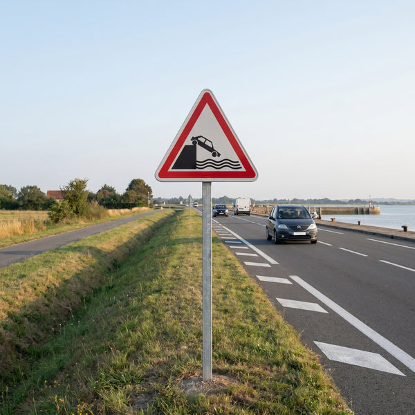 Panneau A20 — mise en situation sur voirie