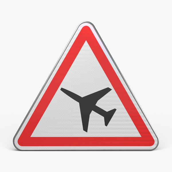 Panneau A23 — vue de face