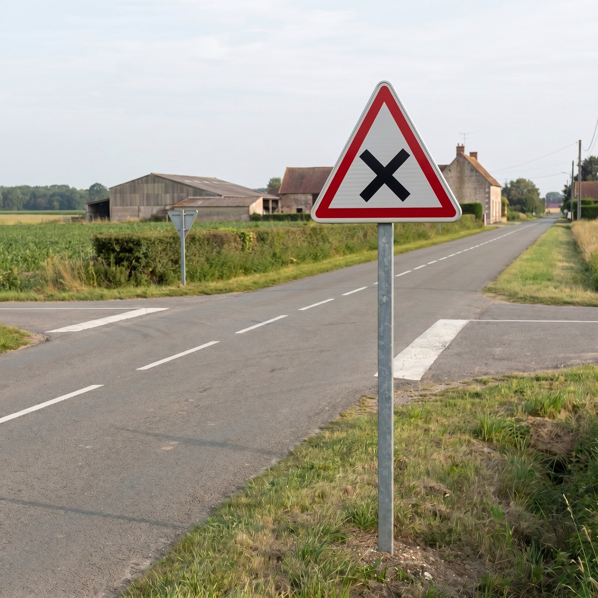 Panneau routier intersection avec priorité à droite AB1 Image secondaire du produit