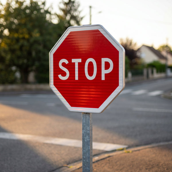 Panneau STOP AB4 — mise en situation en intersection