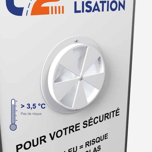 Module Alerte Gel au-dessus de 3,5 °C — pas de risque
