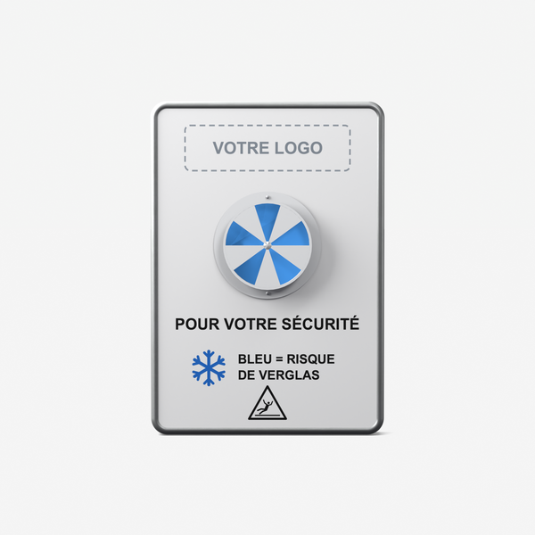 Panneau Alerte Gel personnalisable — emplacement de votre logo