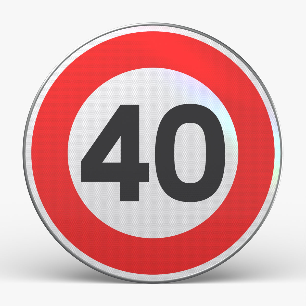 Panneau B14 - 40 km/h, face Image principale du produit