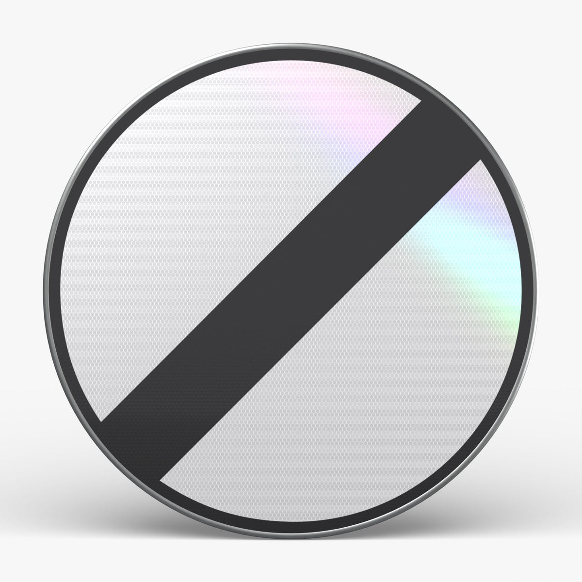 Panneau B31 fin de toutes interdictions — vue de face Image principale du produit