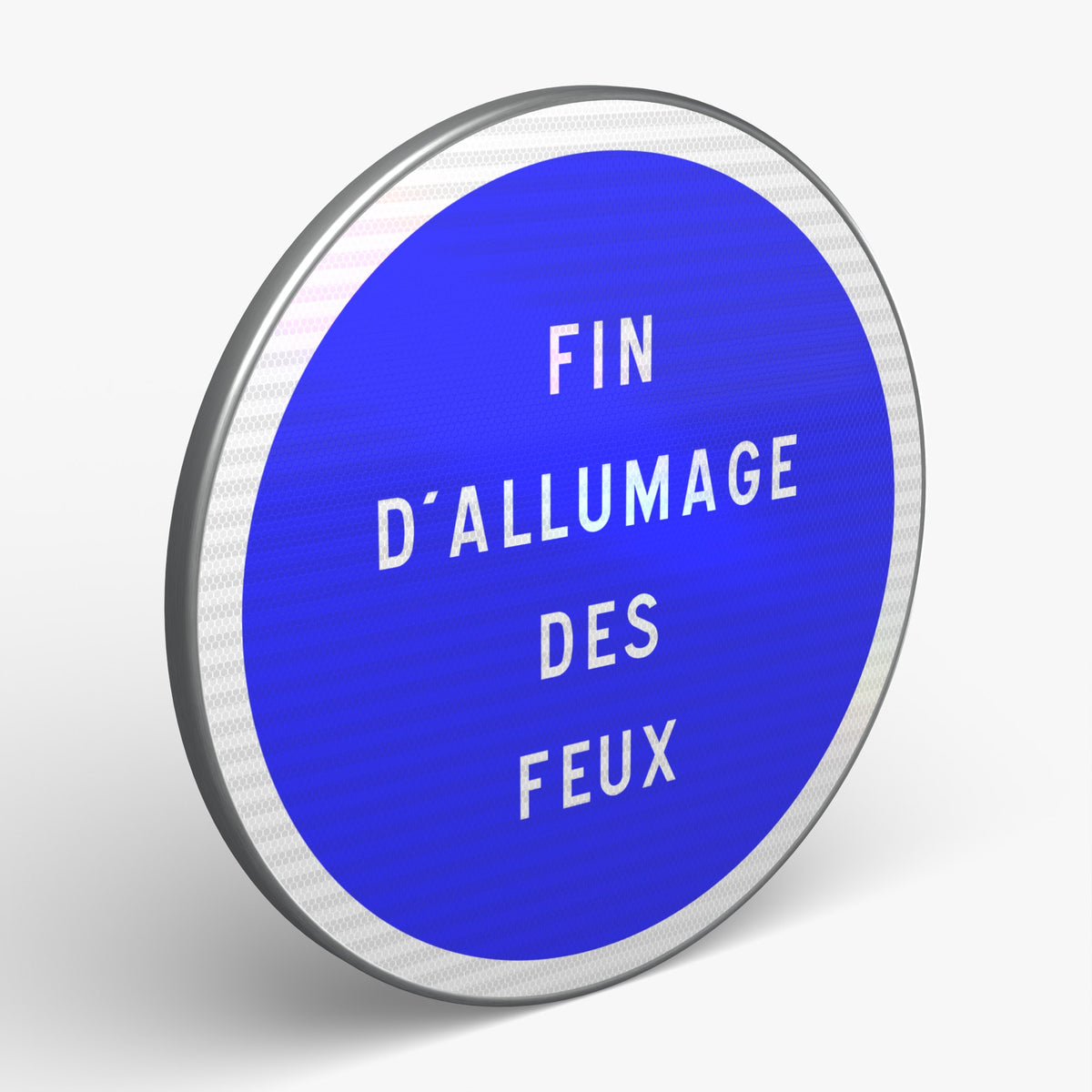 Panneau B49 — vue 3/4 face