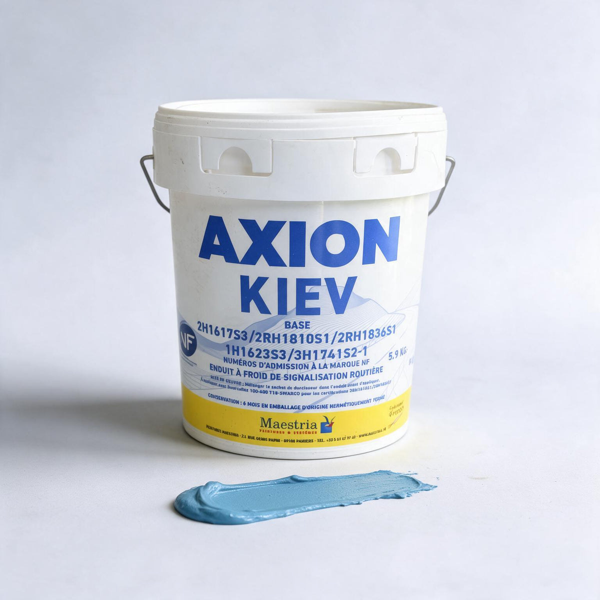 Enduit à froid routier bleu RAL 5012 — seau AXION KIEV 6 kg Image principale du produit