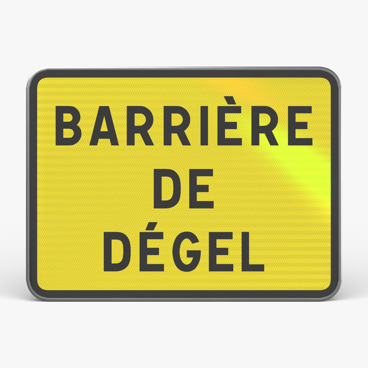 Panneau KC1 BARRIÈRE DE DÉGEL — vue de face Image principale du produit
