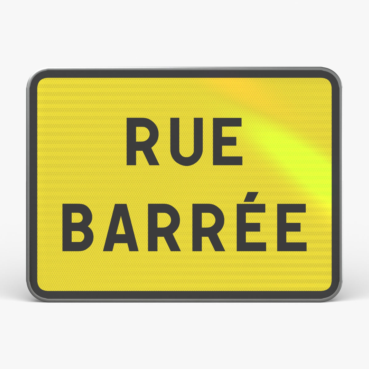 Panneau KC1 RUE BARRÉE — vue de face Image principale du produit