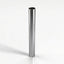 Mât aluminium lisse Ø89 mm — finition naturelle brossée