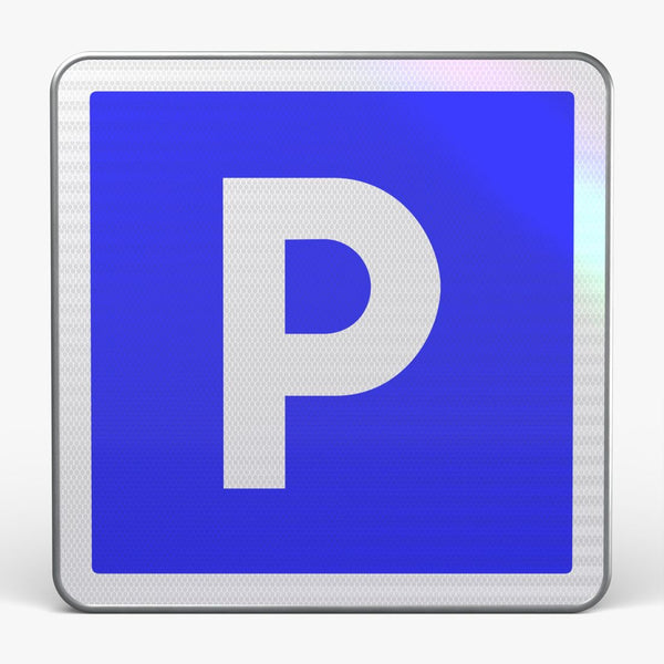Panneau C1A — Parking — vue de face