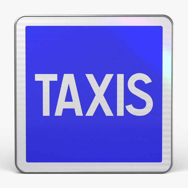Panneau C5 — Station de taxis — vue de face