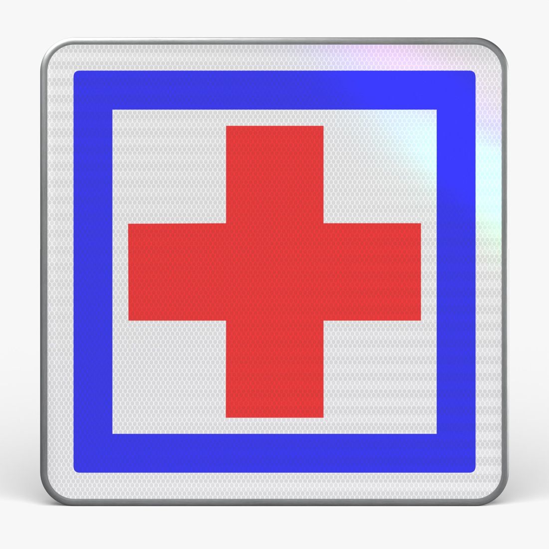 Panneau CE1 — Poste de secours — vue de face Image principale du produit