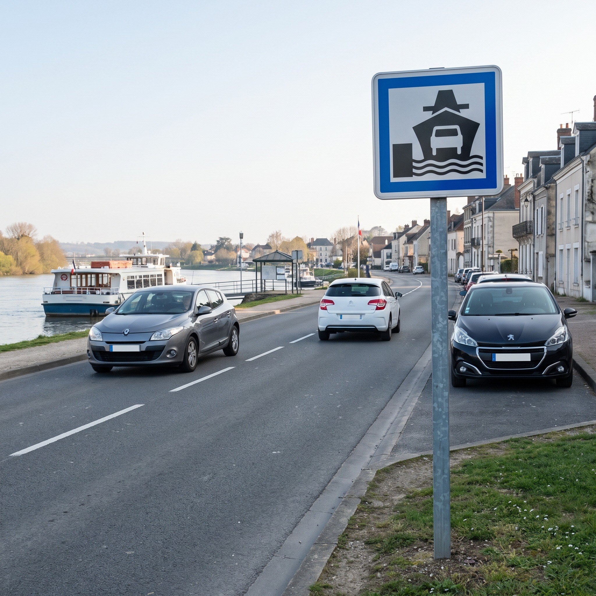 Panneau routier embarcadère CE10 Image secondaire du produit
