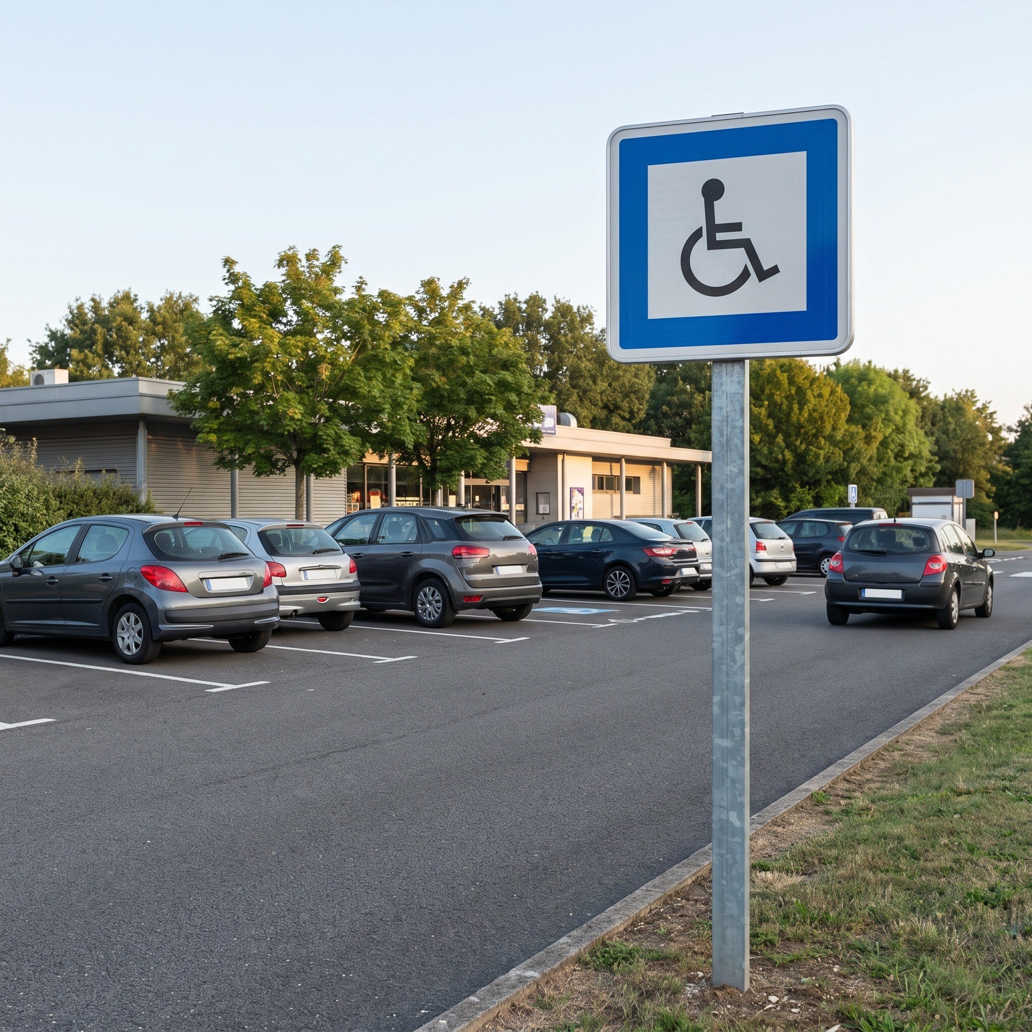 Panneau routier installations accessibles aux personnes handicapées CE14 Image secondaire du produit