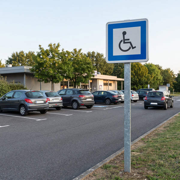 Panneau CE14 — Installations accessibles aux personnes handicapées — mise en situation