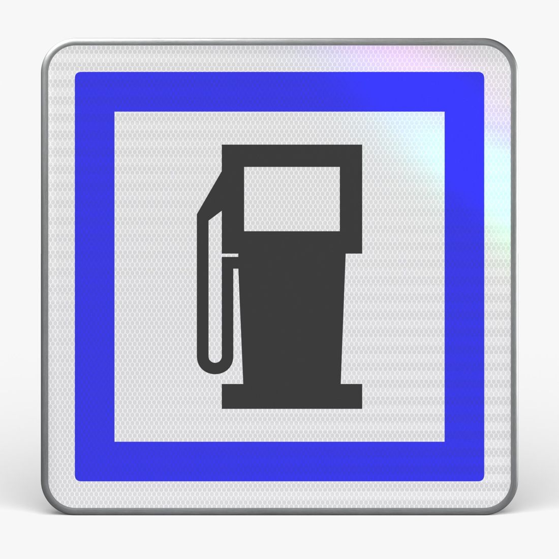 Panneau CE15A — Poste de distribution de carburant — vue de face Image principale du produit