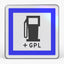Panneau CE15C — Poste de distribution de carburant et de GPL — vue de face