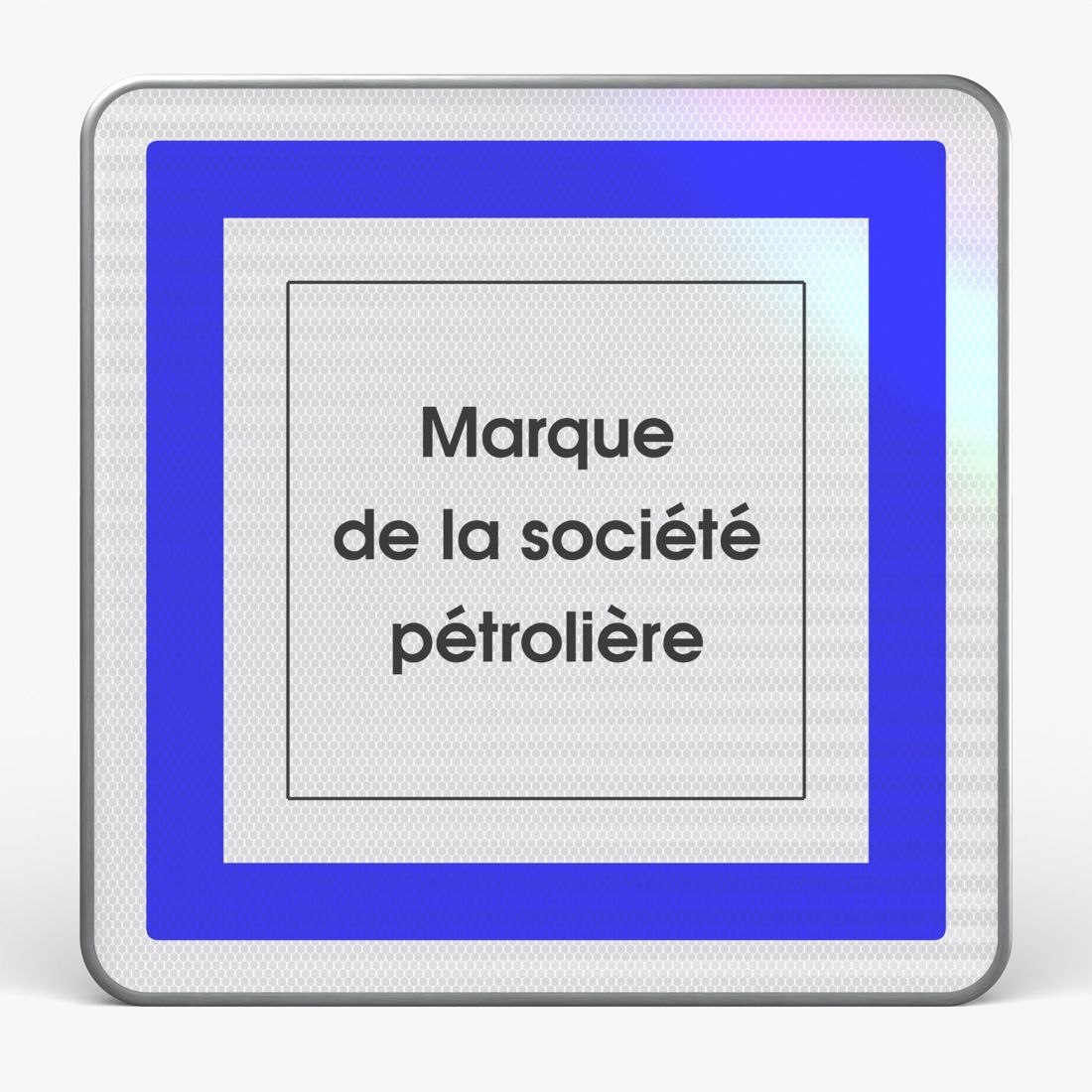 Panneau CE15E — Poste de distribution de carburant (marque) — vue de face Image principale du produit
