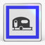 Panneau CE4B — Terrain de camping pour caravanes et camping-cars — vue de face