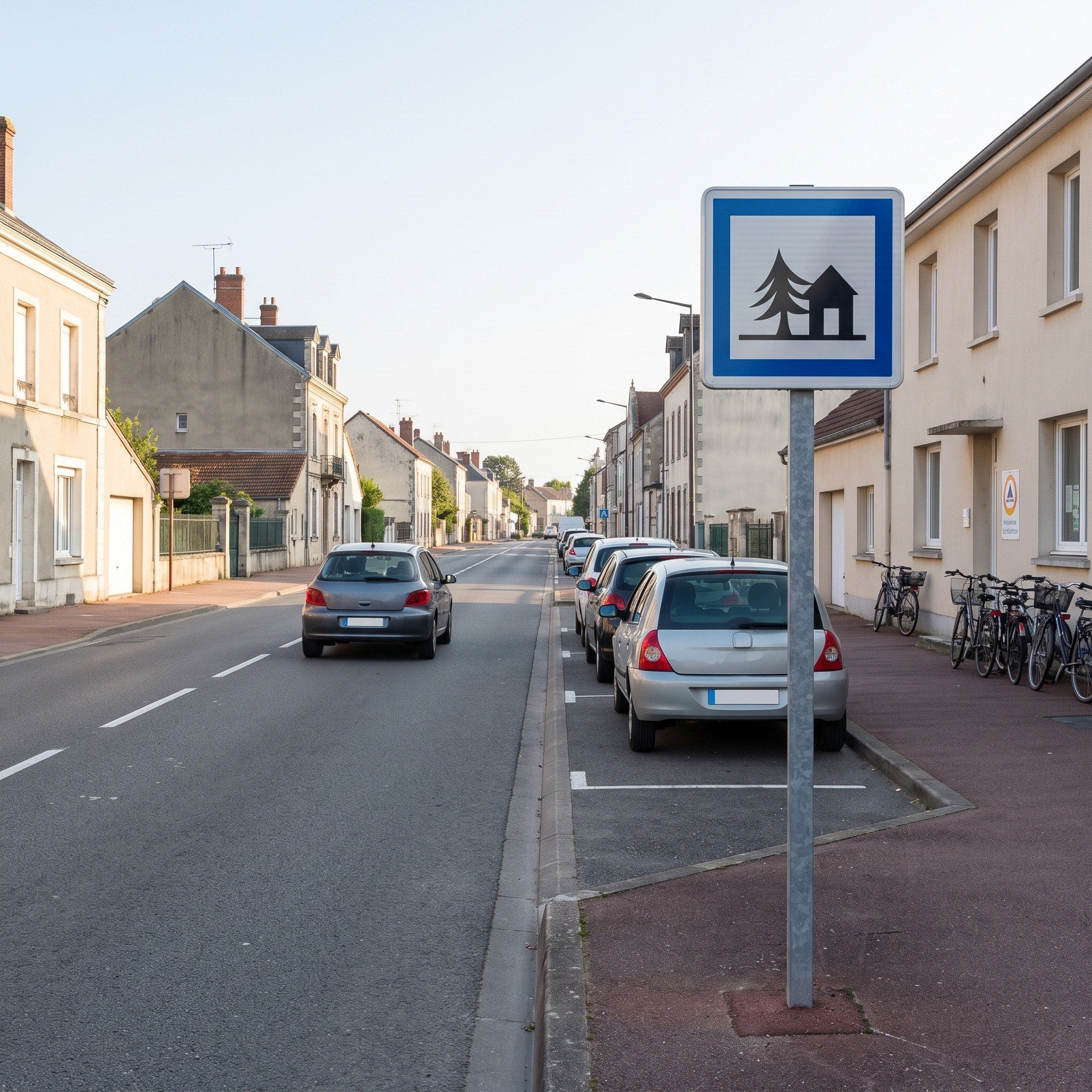 Panneau routier auberge de jeunesse CE5a Image secondaire du produit