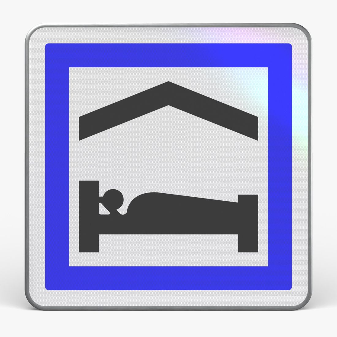 Panneau CE5B — Chambre d'hôtes ou gîte — vue de face Image principale du produit