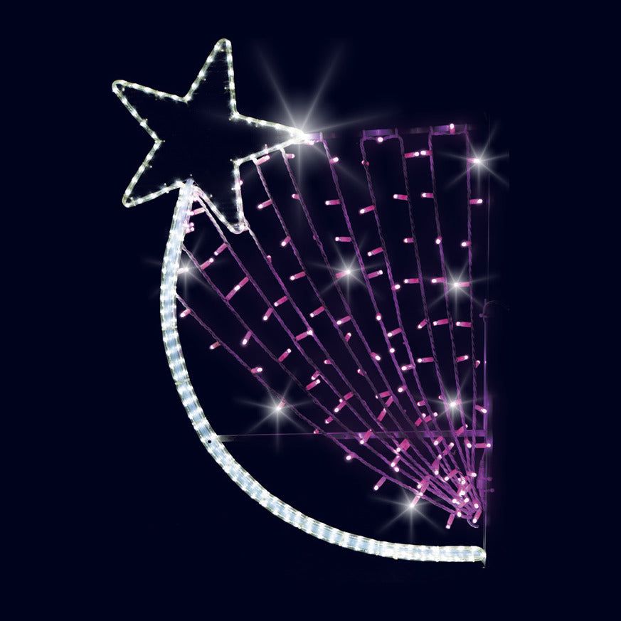 Symphonie, décor lumineux pour candélabre (Lumifête)