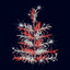 Sapin rameaux, décor lumineux 3D à poser (Lumifête)