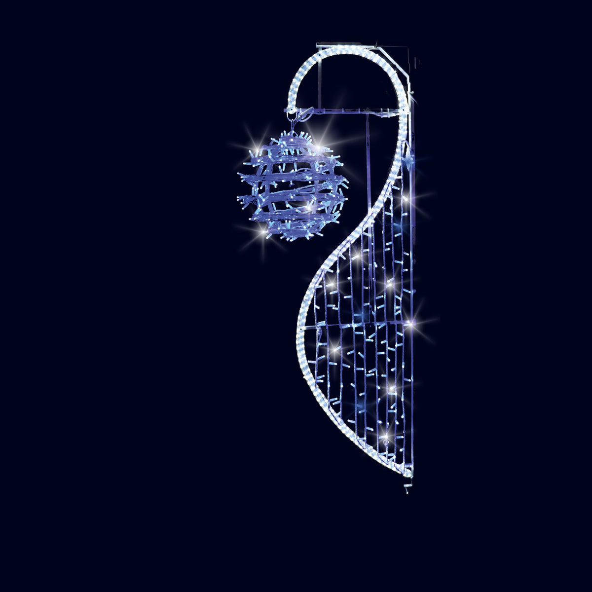 Opus, décor lumineux pour candélabre (Lumifête)