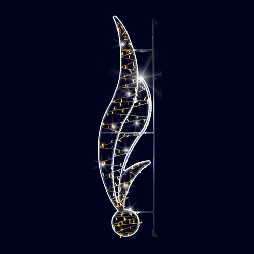 Plumeau, décor lumineux pour candélabre (Lumifête) Image principale du produit