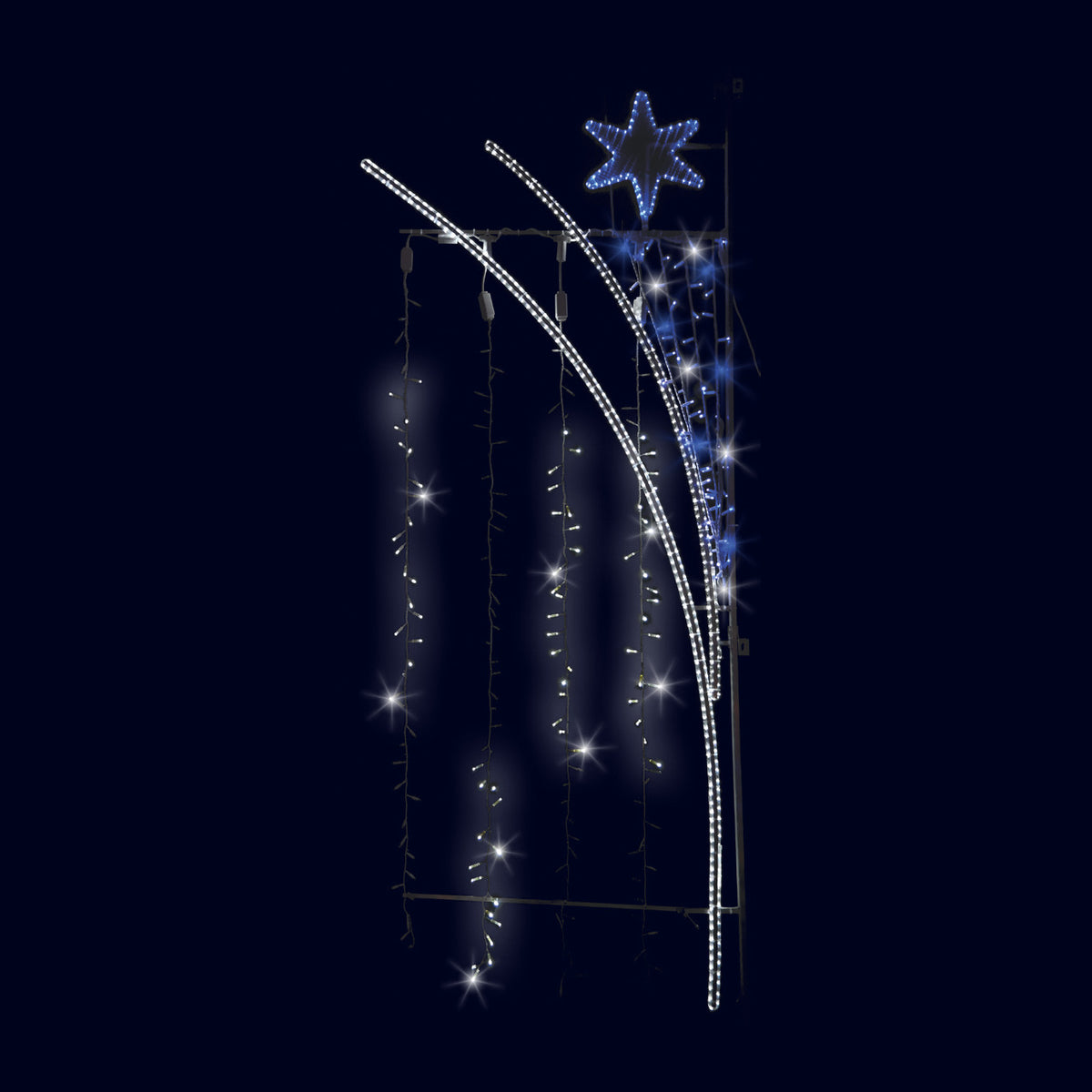 Glacier, décor lumineux pour candélabre (Lumifête) Image principale du produit