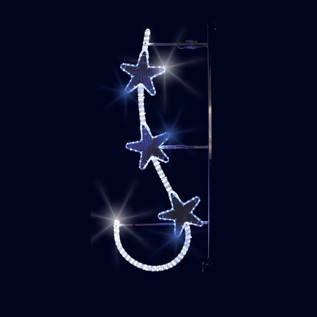 Fugue, décor lumineux pour candélabre (Lumifête)