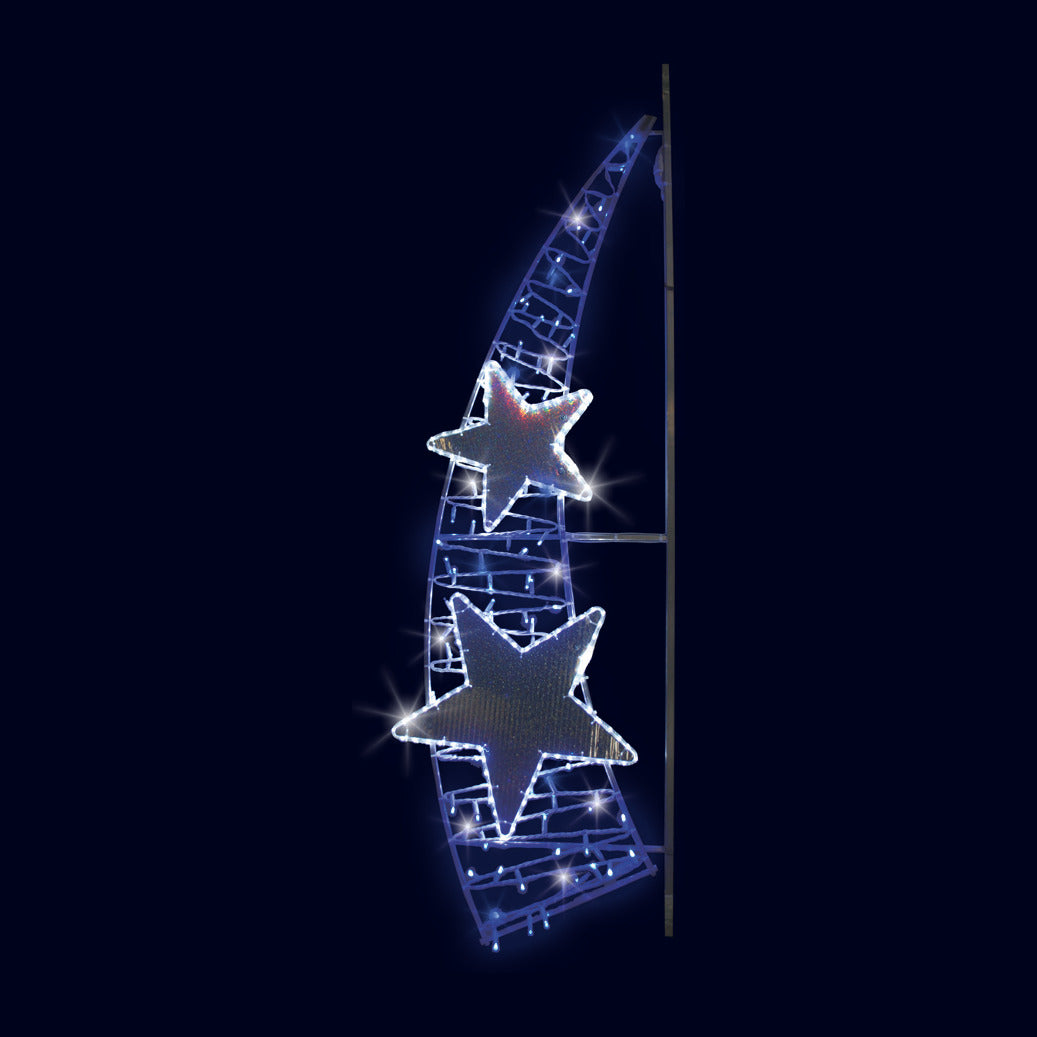 Évasion, décor lumineux pour candélabre (Lumifête)