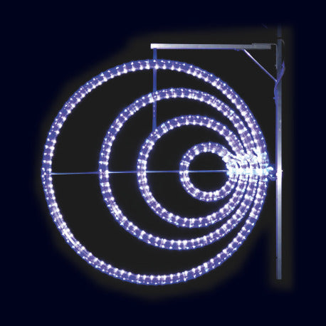 Ondes, décor lumineux pour candélabre (Lumifête) Image principale du produit